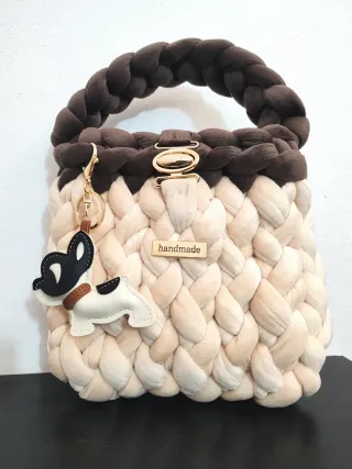 Chunky bag a mano bulldog