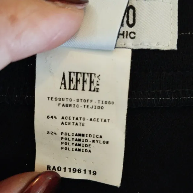 Gonna Moschino nera a righe