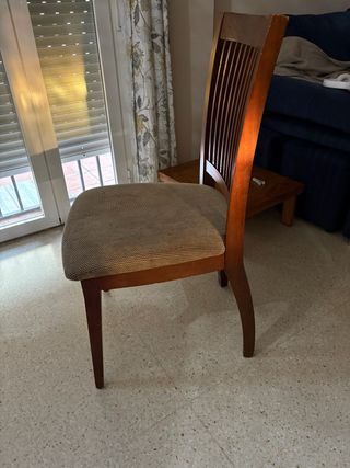 Sillas madera