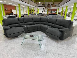 Sofá de Lujo. Rinconera Eléctrica. Reclinable