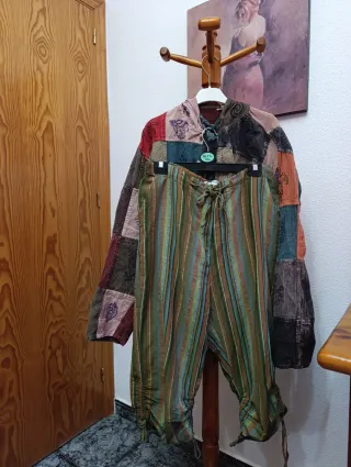 Camiseta de catón,pantalones de caton