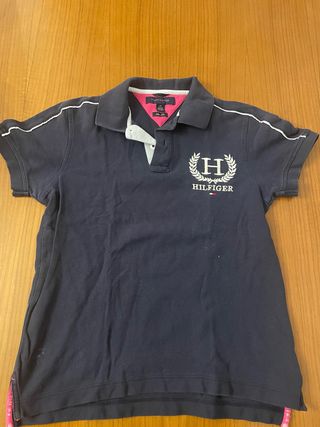 Polo Tommy Hilfiger Mujer Talla S Azul