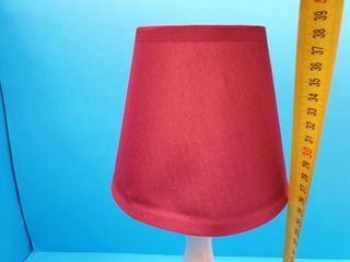 Lampada da comodino in ceramica decorata