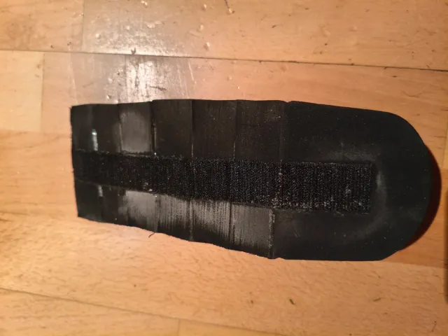 Cuña de 6 capas de un centímetro cada capa