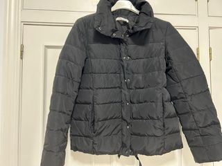 Chaquetón acolchado negro chica