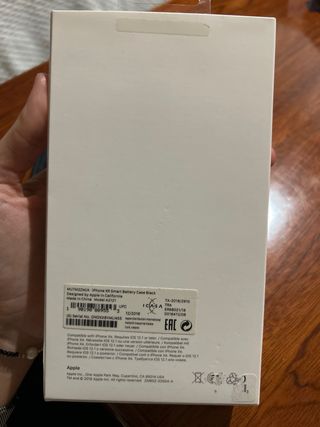 Custodia con batteria integrata per iPhone X Apple Nero