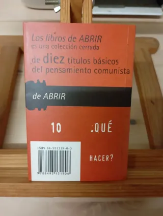 Qué hacer? Vladimir Illich Lenin