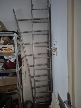 Escalera extensible de aluminio 5 metros