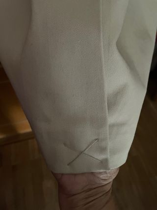 Gabardina bicolor nueva