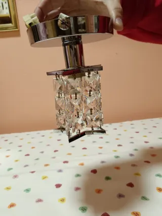 Lámpara de techo cristal bohemia auténtica