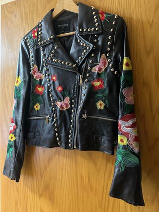 Cazadora Drole de Copine bordada Talla S