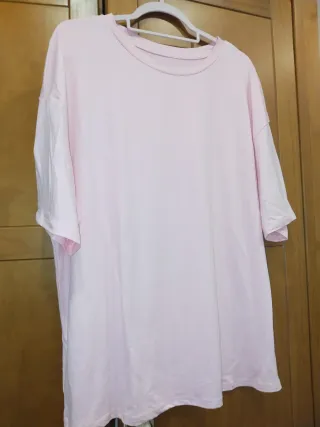 Camiseta oversize mujer talla L como nueva
