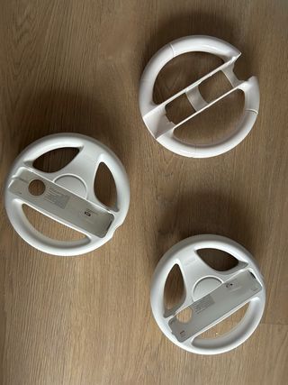 3 Volantes Wii Blancos Nintendo