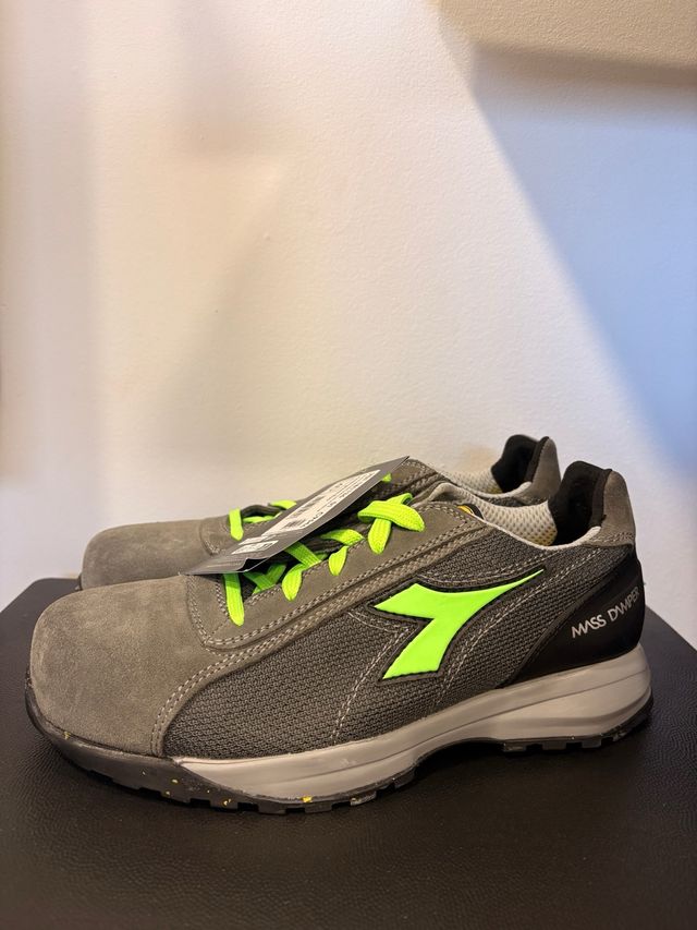 Zapatos de Seguridad Diadora Gris/Verde