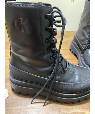 Stivali Calvin Klein Pelle Neri Tg 39