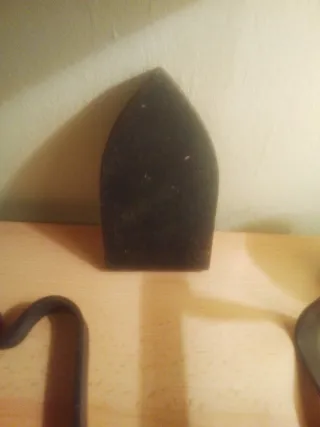 Plancha antigua de hierro