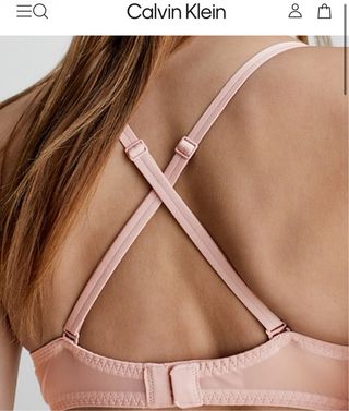 Sujetador push up Calvin Klein rosa