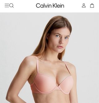 Sujetador push up Calvin Klein rosa