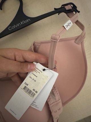 Sujetador push up Calvin Klein rosa