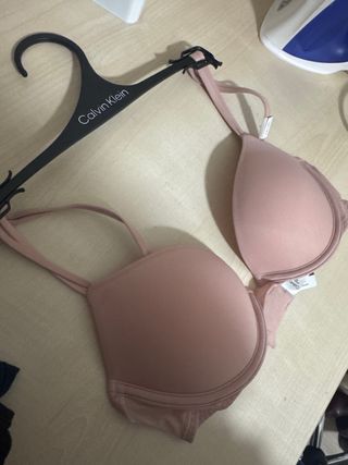 Sujetador push up Calvin Klein rosa