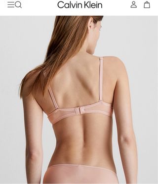 Sujetador push up Calvin Klein rosa