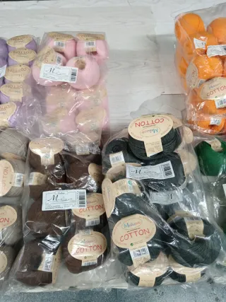 Crochet, ovillos, 50%algodón 50% acrílica