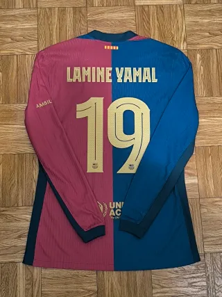 FC Barcelona 2024/25 Manga Larga Player Issue