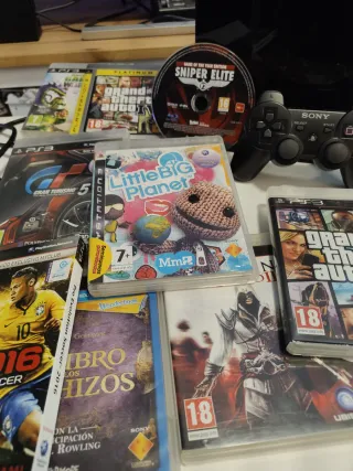 Pack ps3 + 15 juegos
