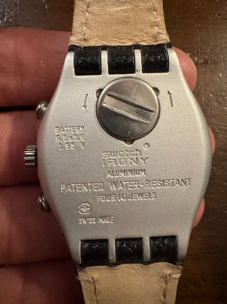 orologio swatch chrono irony aluminium