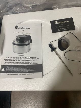 Freidora Aire y Vapor MasterPRO Carlo Cracco