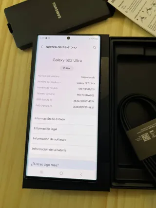 Samsung Galaxy S22 Ultra 5G 128GB doppio sim nero