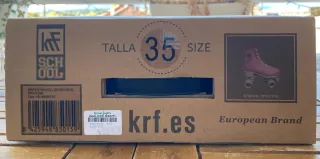 Patines rosas KRF School 4 ruedas