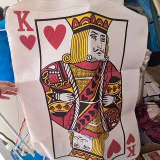 Disfraz Rey de Corazones Talla Única