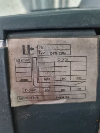 Carretilla elevadora Jungheinrich DFG320S