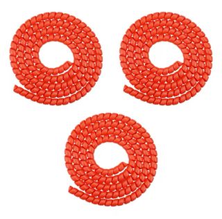 Protector Cable Espiral Rojo 1.3m