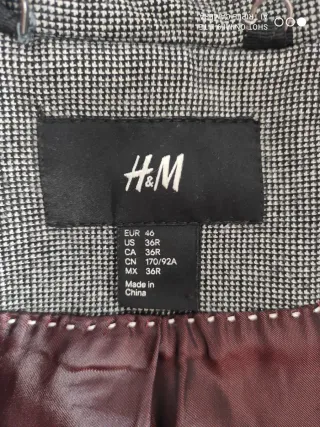 Gabardina chaqueta gris