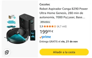 Cecotec Conga 8290 Immortal Ultra Power Home