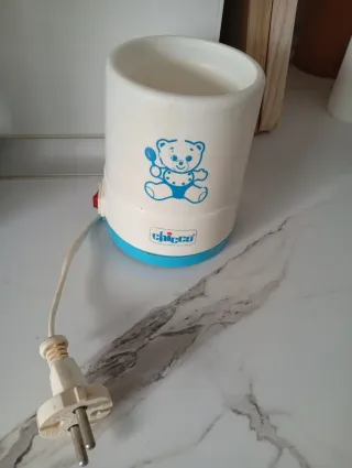 Calienta biberones azul