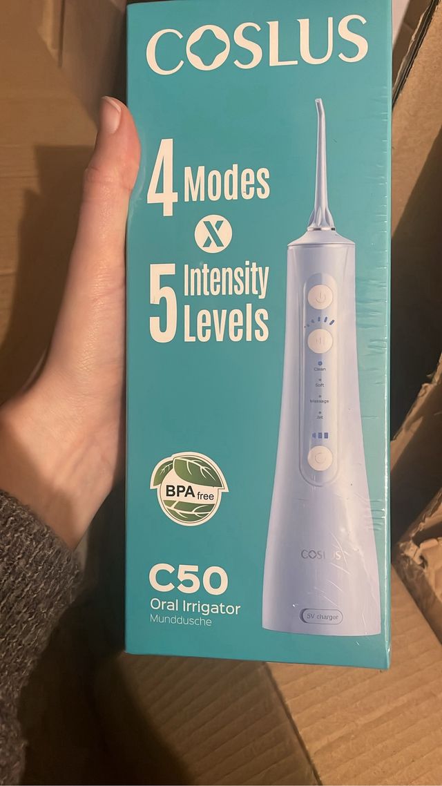 Irrigador bucal con 3 mods y 6 potencias