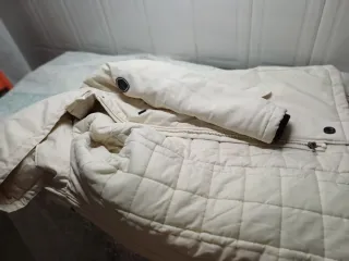 Anorak tres cuartos beige