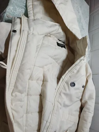 Anorak tres cuartos beige