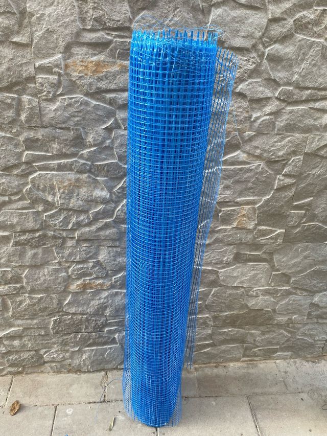 Malla de fibra de vidrio azul