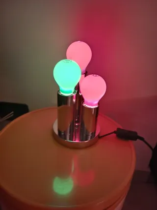 Lampada vintage metallo e vetro