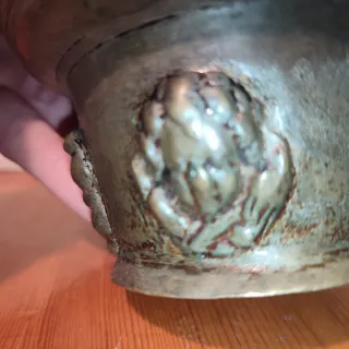 Mortero Almirez Bronce Antiguo S. XVIII-XIX