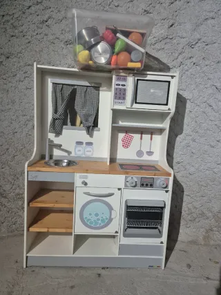 Cocina de Juguete Madera + Utensilios