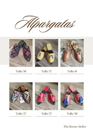 Lote de alpargatas y bolsos