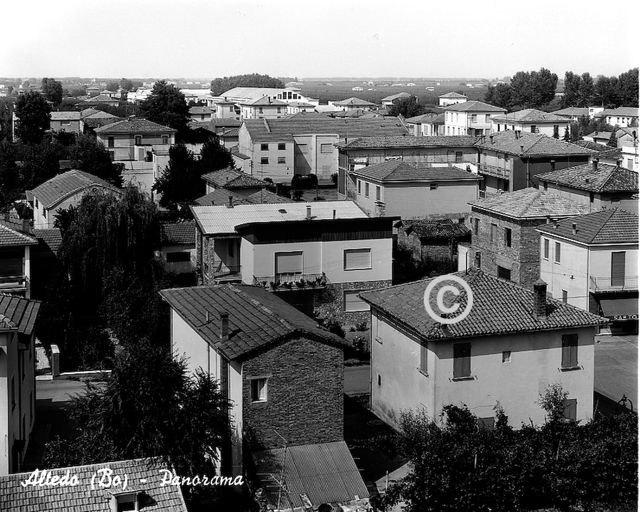 4 negativi 13x18 in vetro di Altedo (BO)