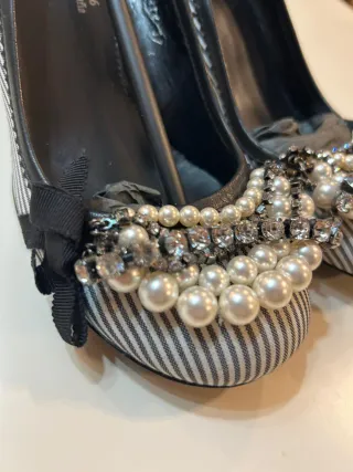 Zapatos fiesta Pedro Garcia perlas