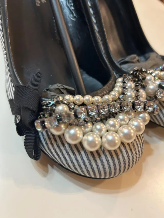 Zapatos fiesta Pedro Garcia perlas