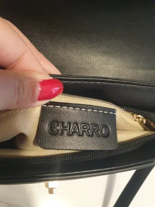 Borsa tracolla Charro nera nuova con cartellino